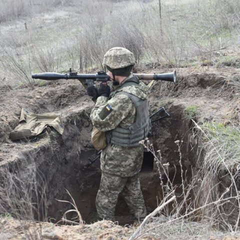 На Херсонщине продолжаются тренировки личного состава по отражению вооруженного нападения противника