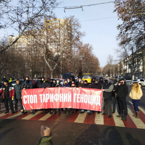 Украинцы протестуют