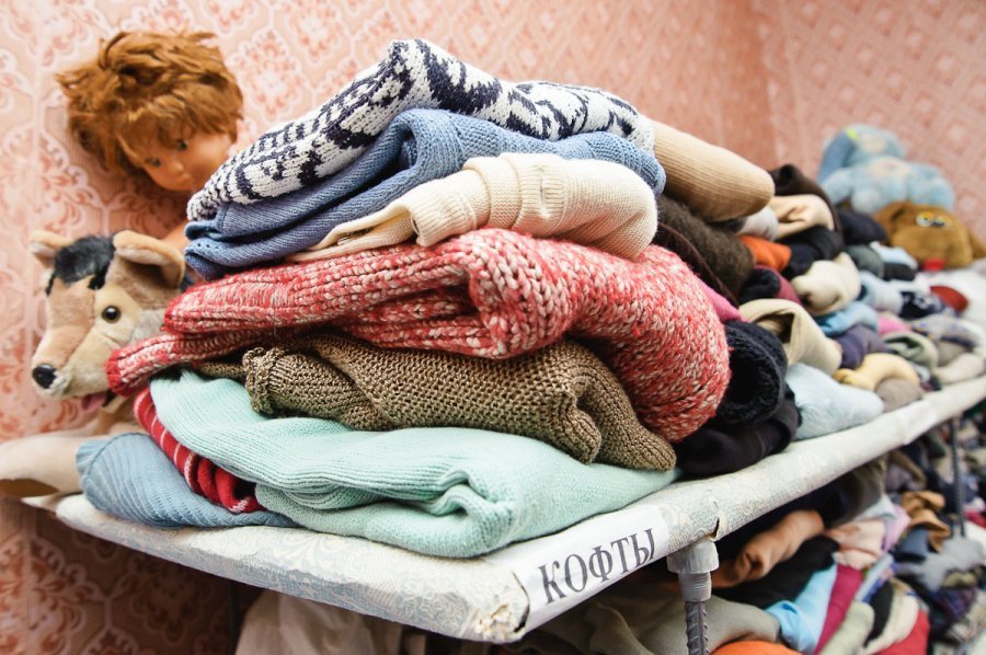 В Херсонской области собирают одежду на благотворительность