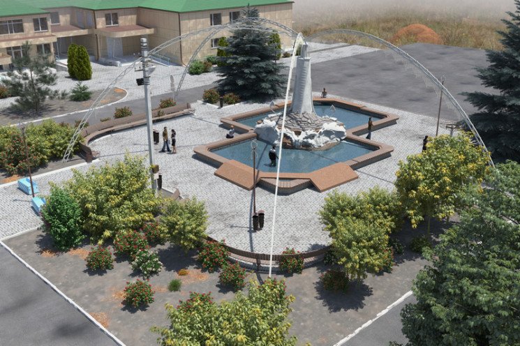 На главной площади одного из курортных городов сделают 7-метровый фонтан в виде маяка
