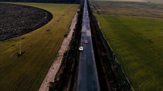 Начат ремонт дороги Р-47 Херсон-Новая Каховка-Геническ