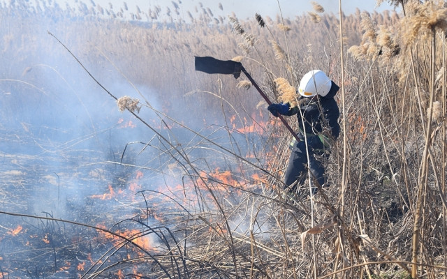 На прошлой неделе спасатели Херсонщины ликвидировали 11 пожаров на открытых территориях