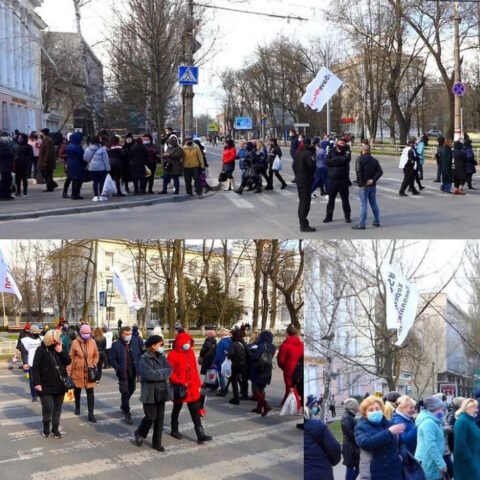 “За право на труд и право на хлеб”: херсонские предприниматели протестовали против карантинных ограничений